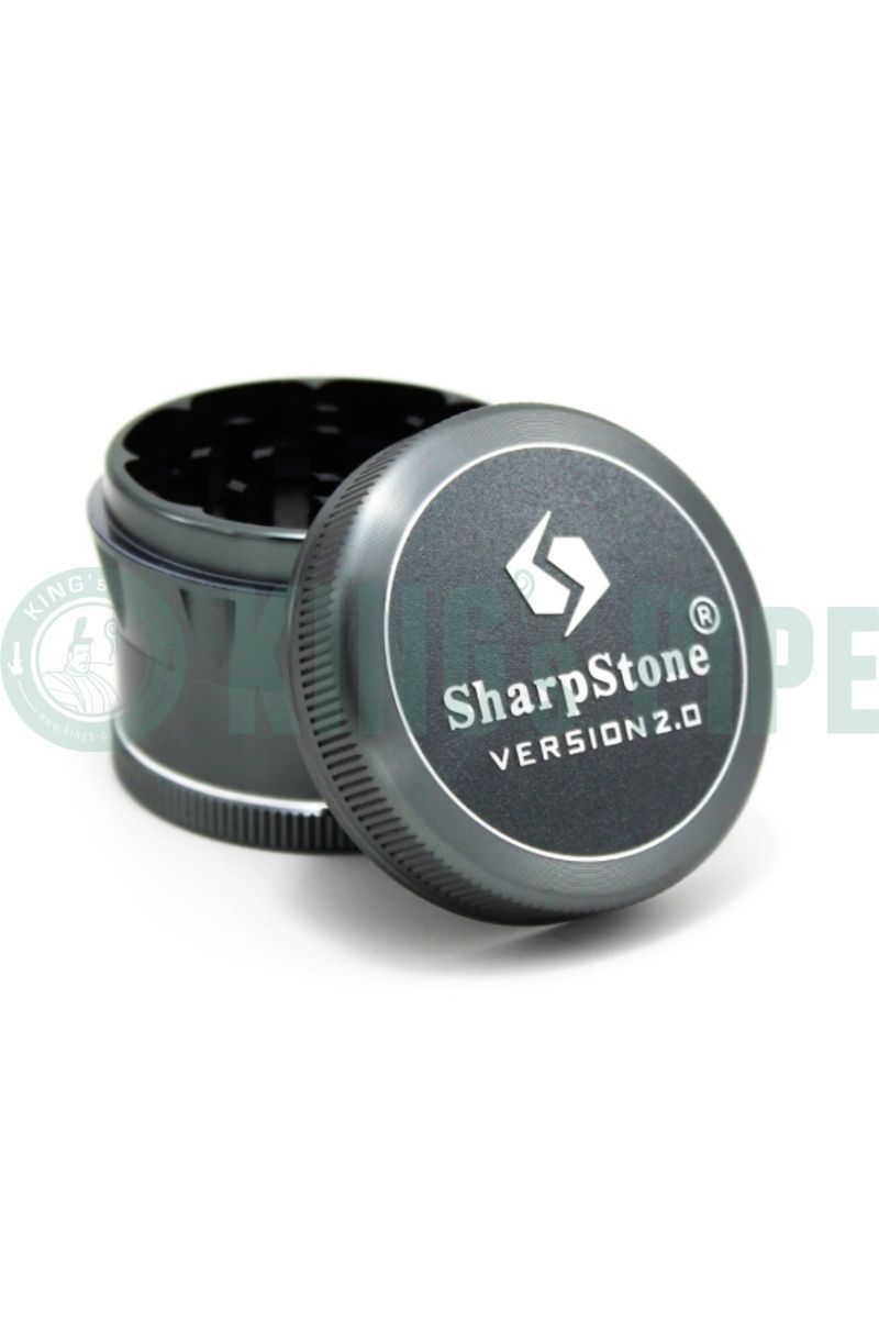 Sharp Stone - 2.5&quot; Large V2 Grinder Gray