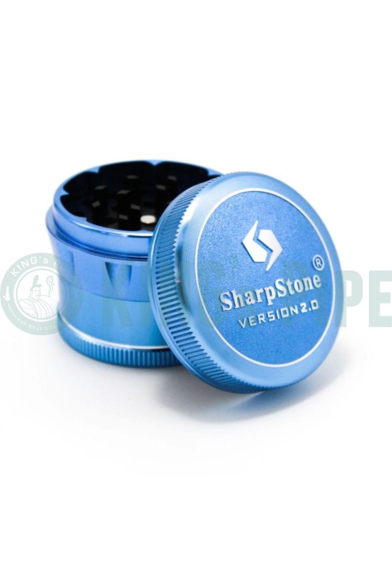 Sharp Stone - 2.5&quot; Large V2 Grinder Blue