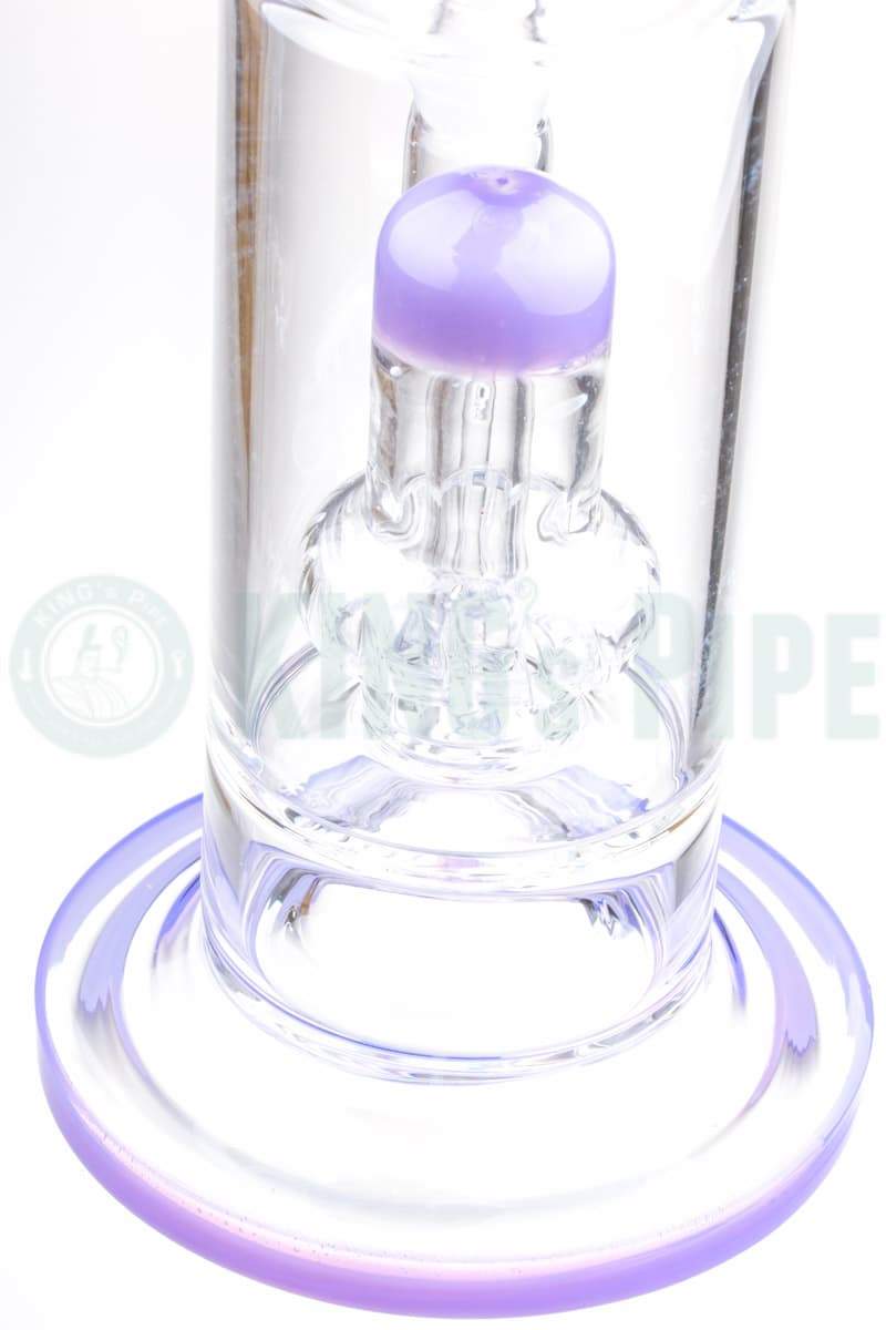 UFO Showerhead Perc Dab Rig with Purple Accent