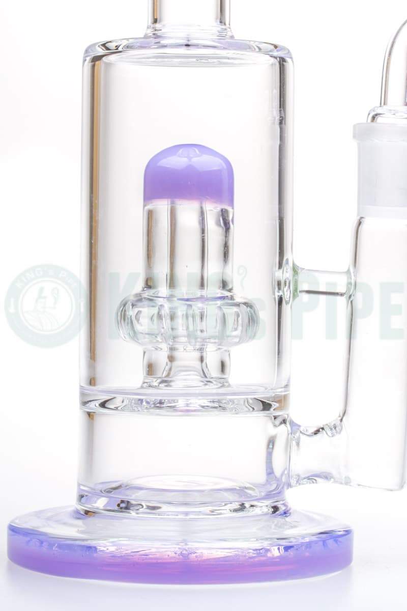 UFO Showerhead Perc Dab Rig with Purple Accent