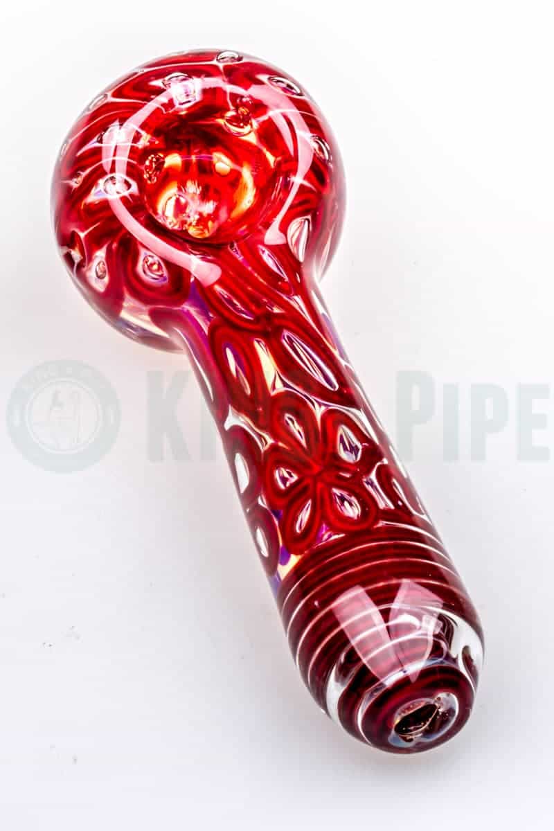 Vector Wave Glass Pipe Red