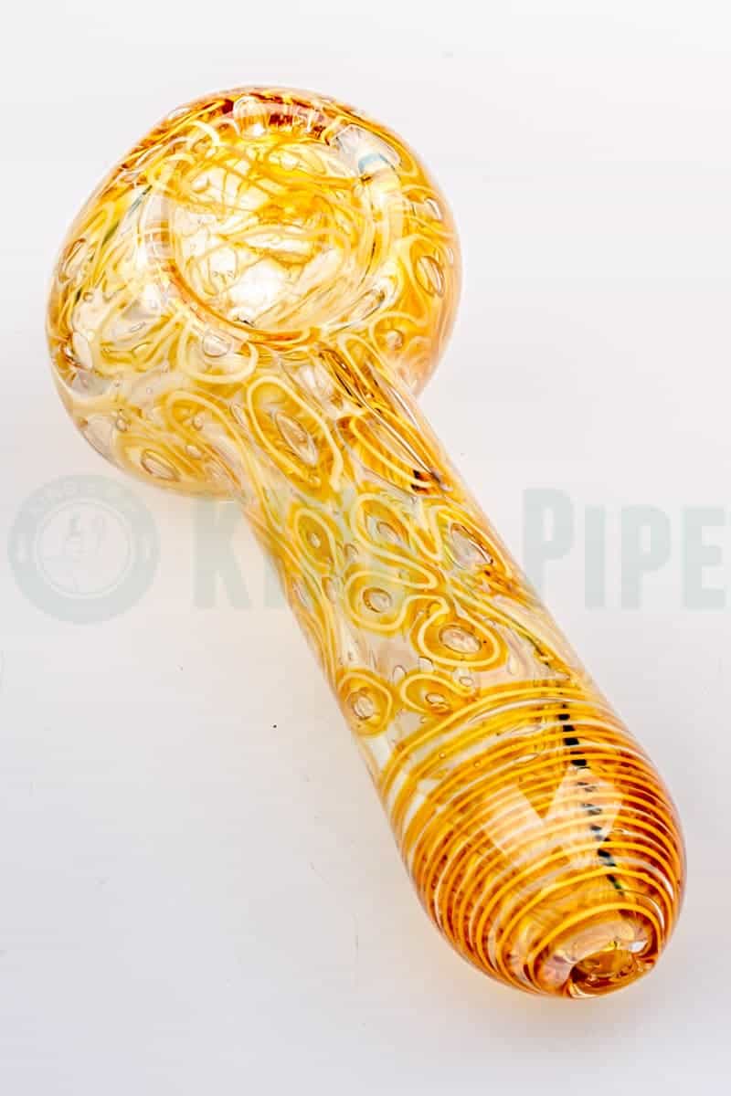 Vector Wave Glass Pipe Yellow