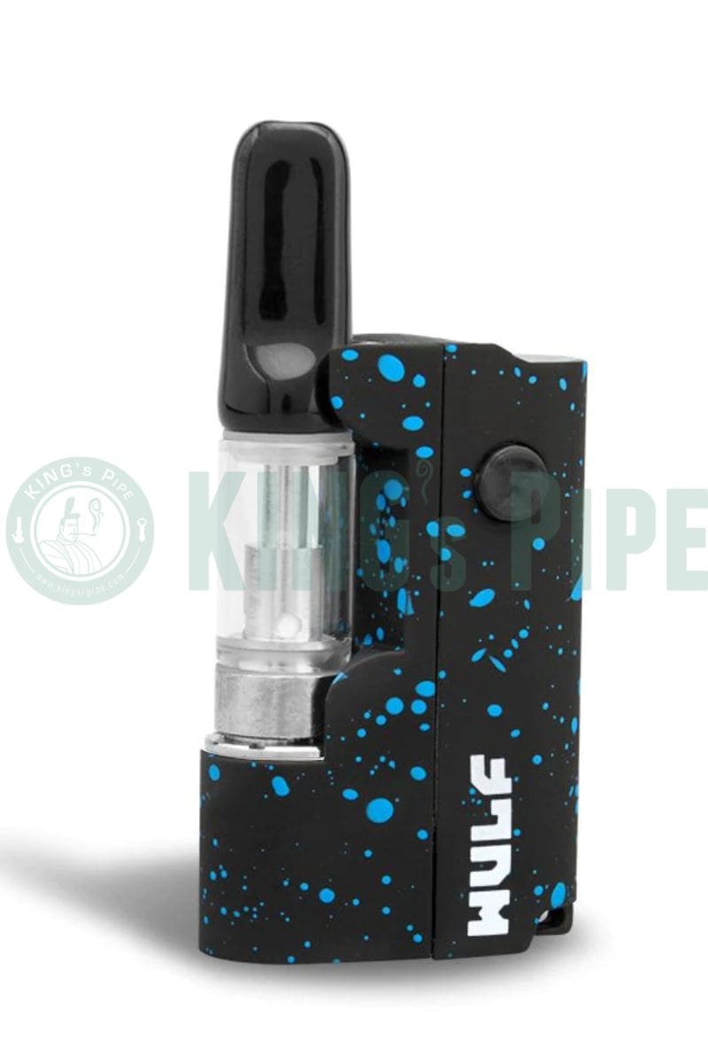 Wulf Mods - Micro Plus Cartridge Battery Black Blue Spatter