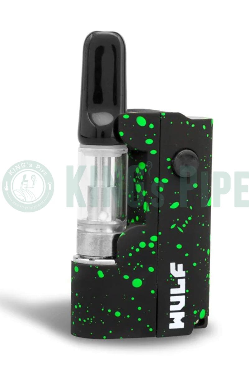 Wulf Mods - Micro Plus Cartridge Battery Black Green Spatter