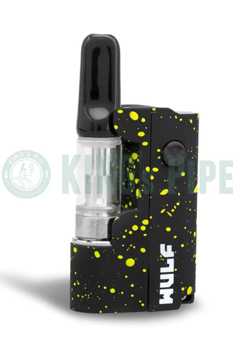 Wulf Mods - Micro Plus Cartridge Battery Black Yellow Spatter