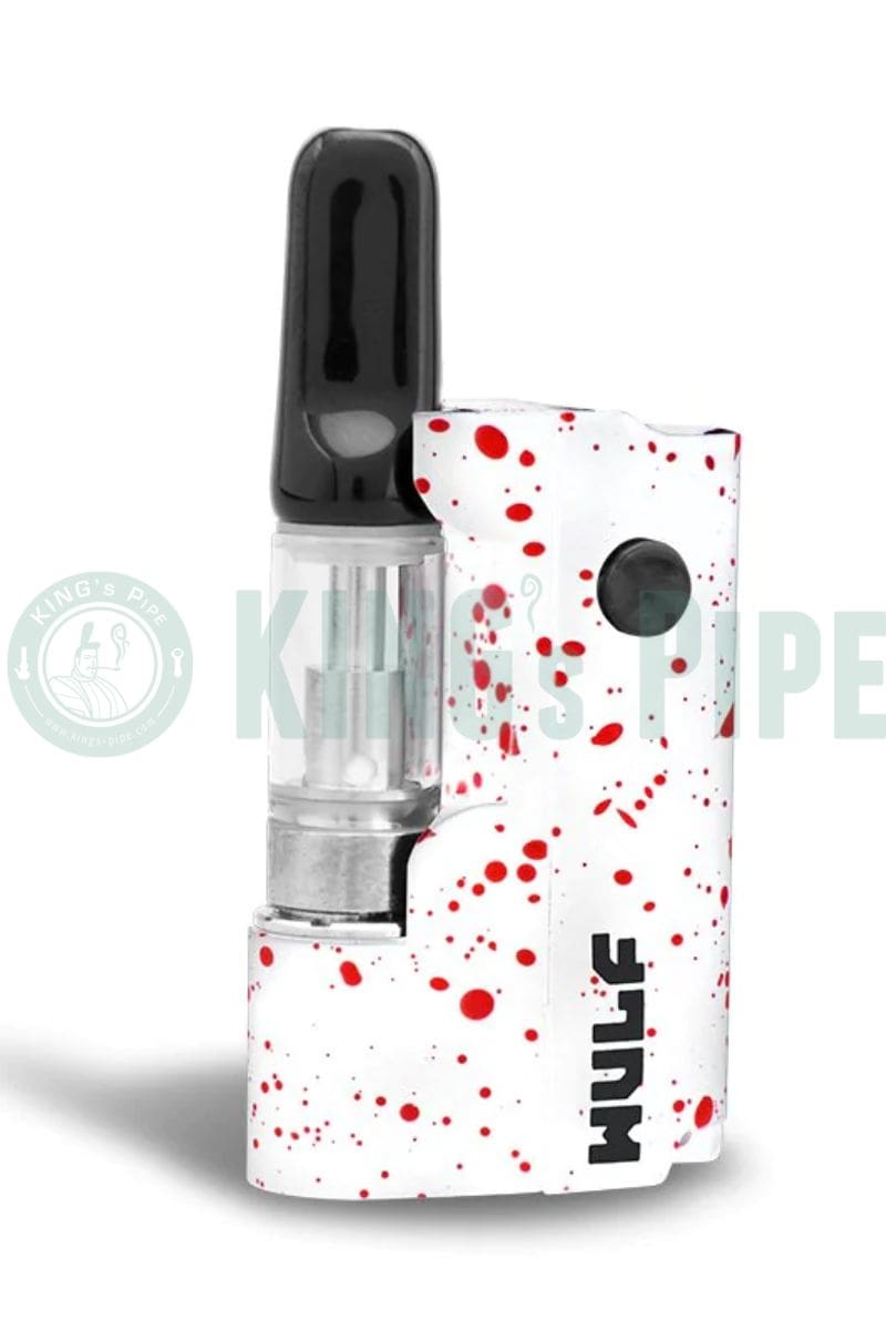 Wulf Mods - Micro Plus Cartridge Battery White Red Spatter