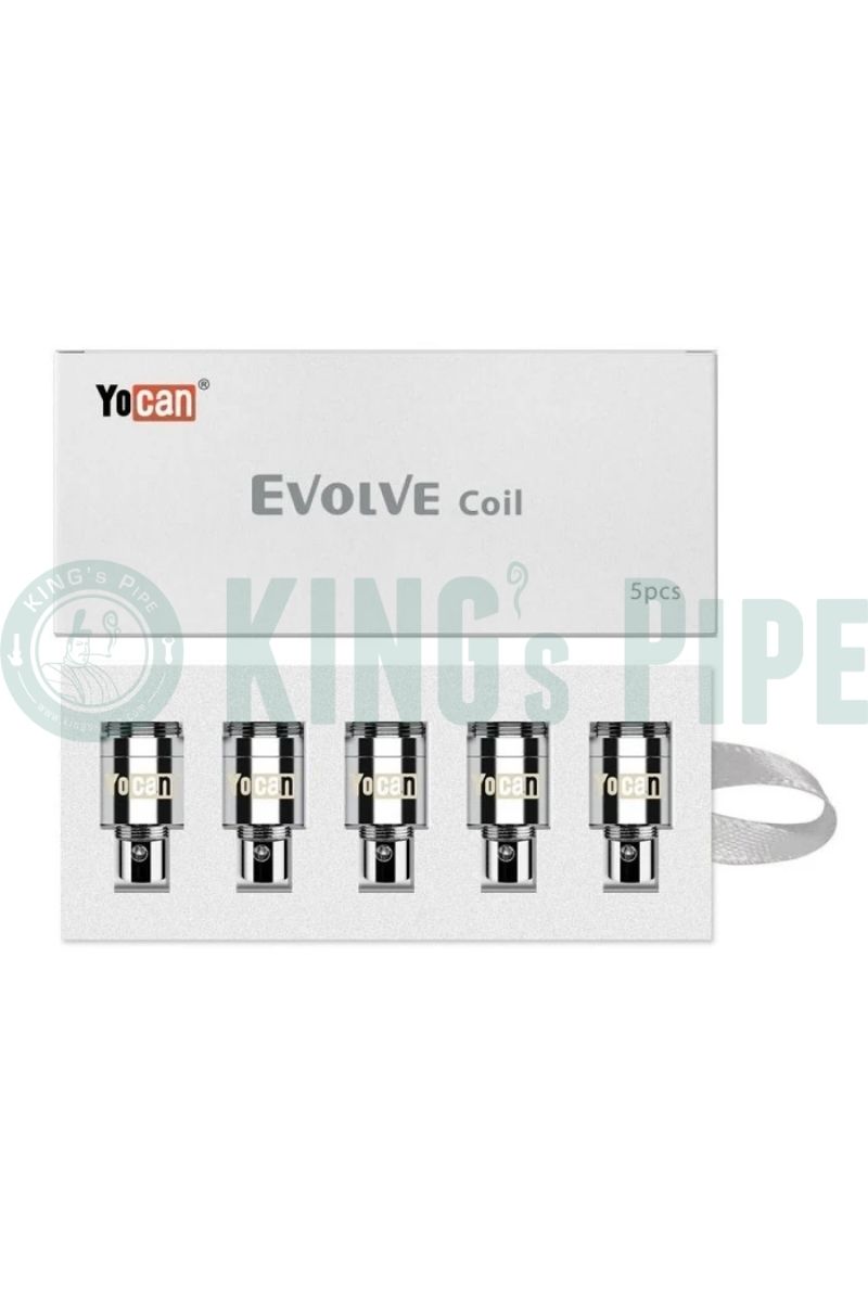 Yocan Evolve Coils - 5 Pack Quartz Dual Coils