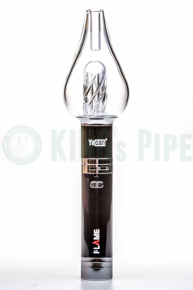 Yocan Flame Dab Pen with Bubbler + Nectar Collector Black