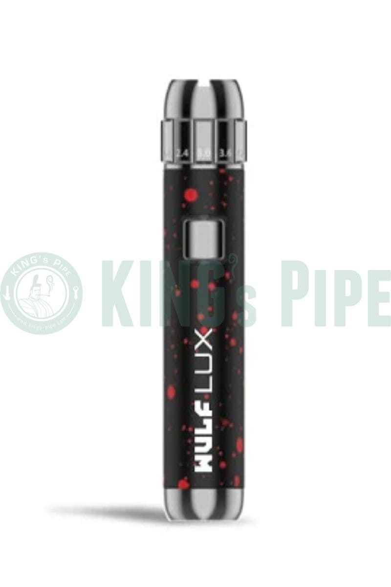 Yocan LUX 510 Threaded Vape Pen Battery Yocan Wulf Mods LUX 510 Threaded Vape Pen Battery / Black Red Spatter