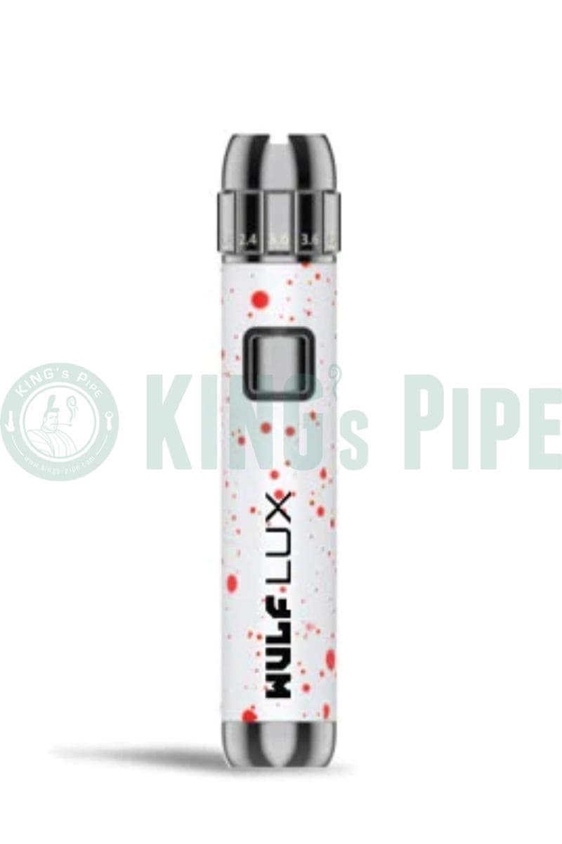 Yocan LUX 510 Threaded Vape Pen Battery Yocan Wulf Mods LUX 510 Threaded Vape Pen Battery / White Red Spatter