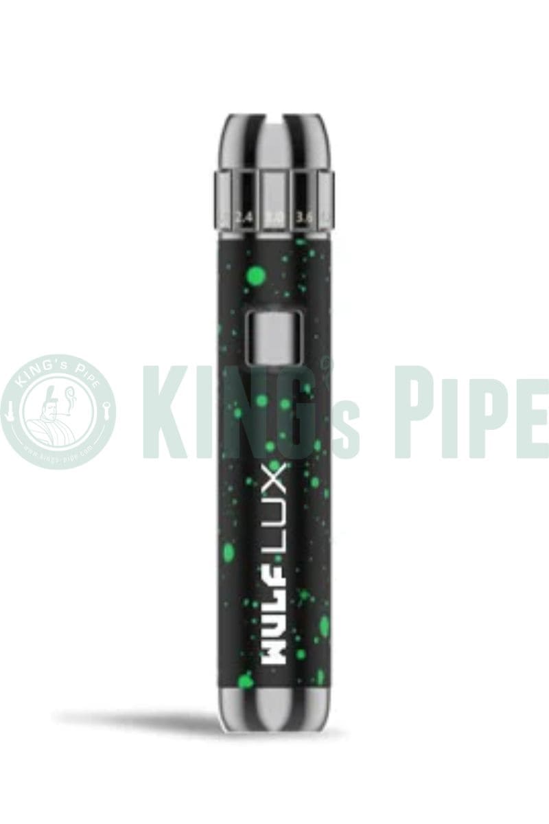 Yocan LUX 510 Threaded Vape Pen Battery Yocan Wulf Mods LUX 510 Threaded Vape Pen Battery / Black Green Spatter