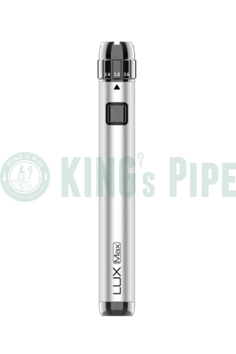 Yocan LUX 510 Threaded Vape Pen Battery Yocan LUX Max 510 Threaded Vape Pen Battery / Silver