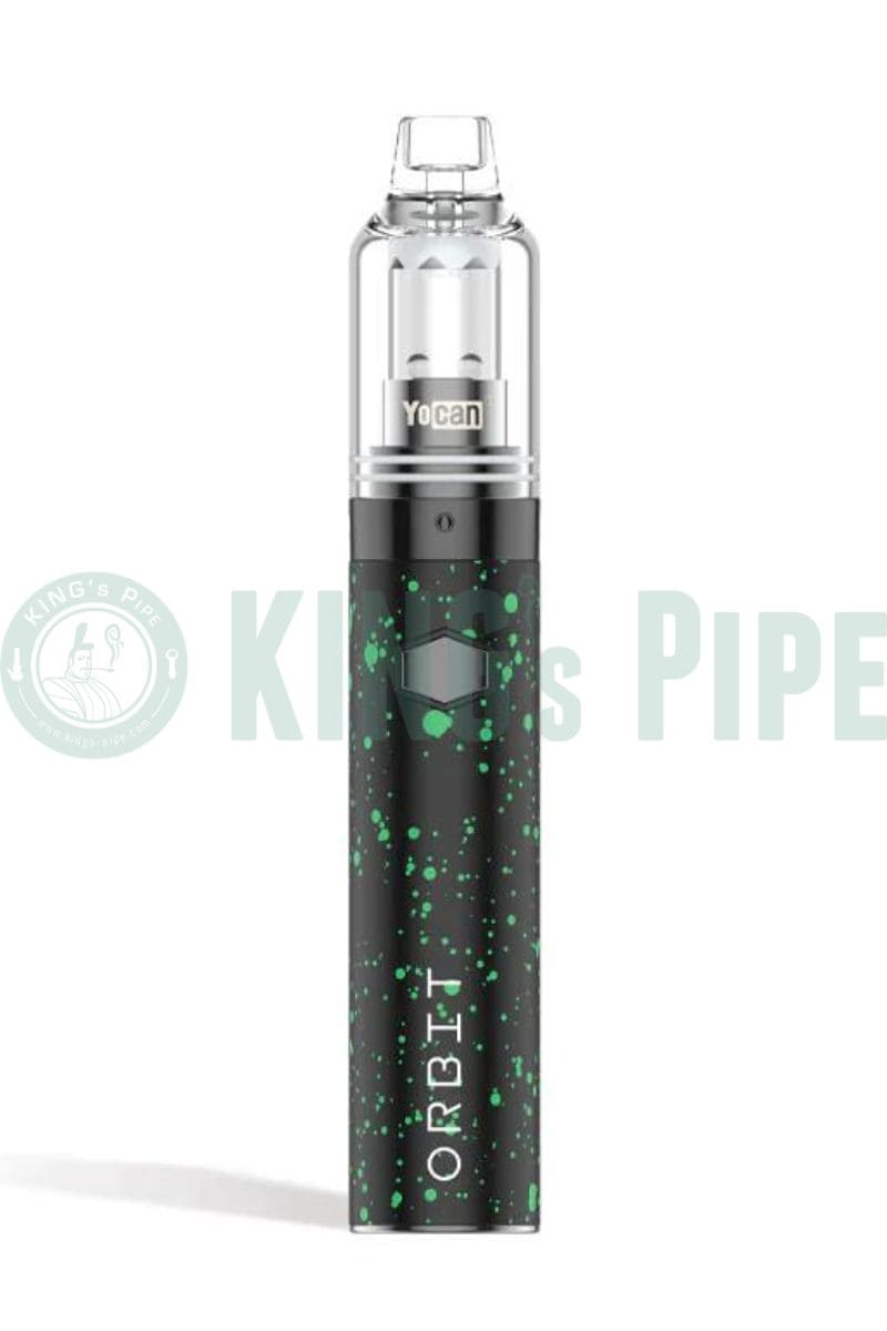 Yocan Orbit Wax Vape Pen Black Green Splatter (Wulf Mods x Yocan)