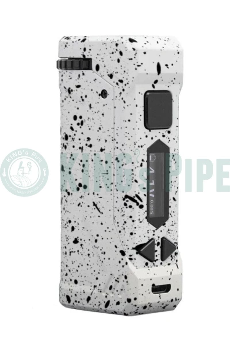 Yocan UNI Pro Box Mod for 510 Cartridges Wuld Mods - White Black Splatter