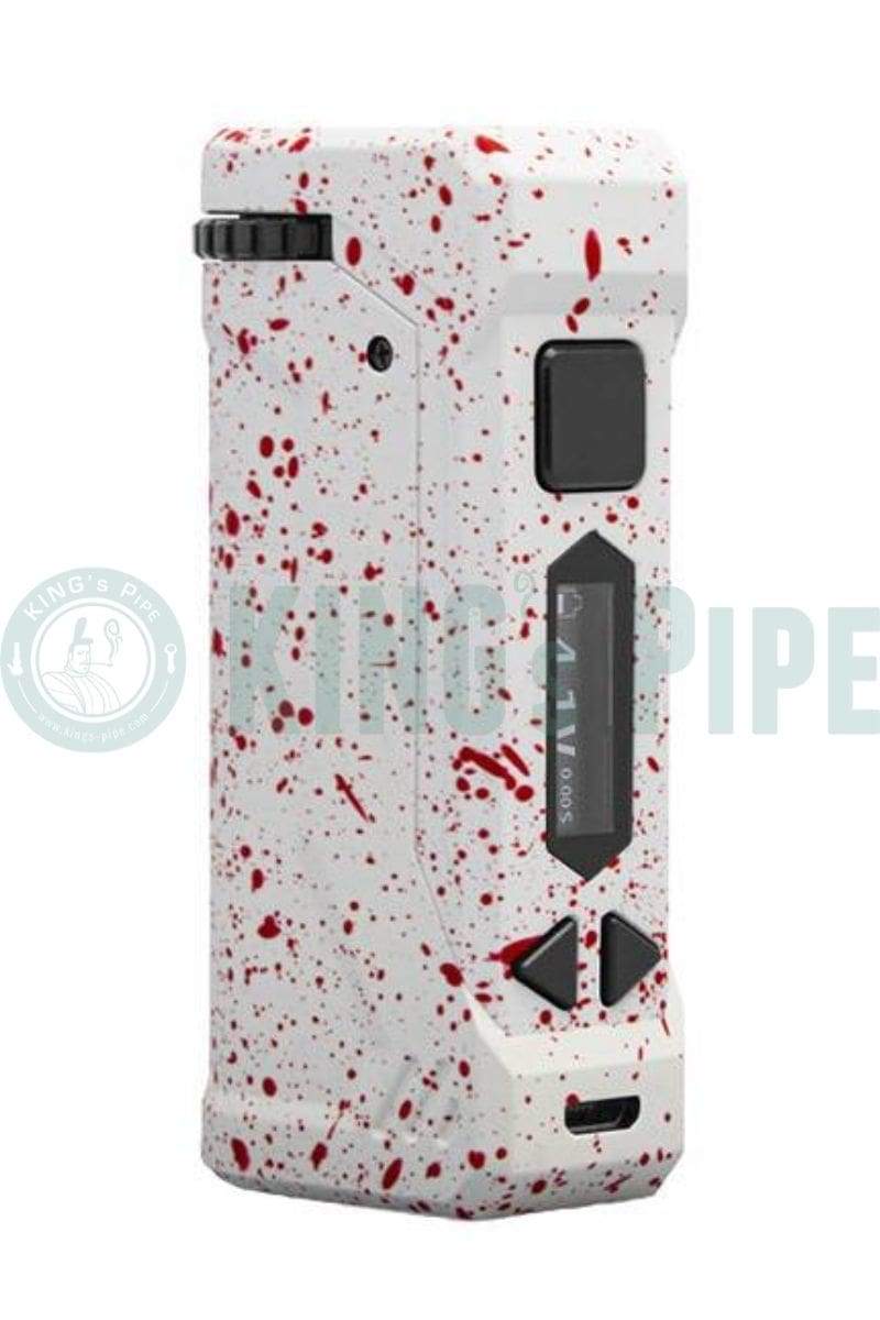 Yocan UNI Pro Box Mod for 510 Cartridges Wuld Mods - White Red Splatter