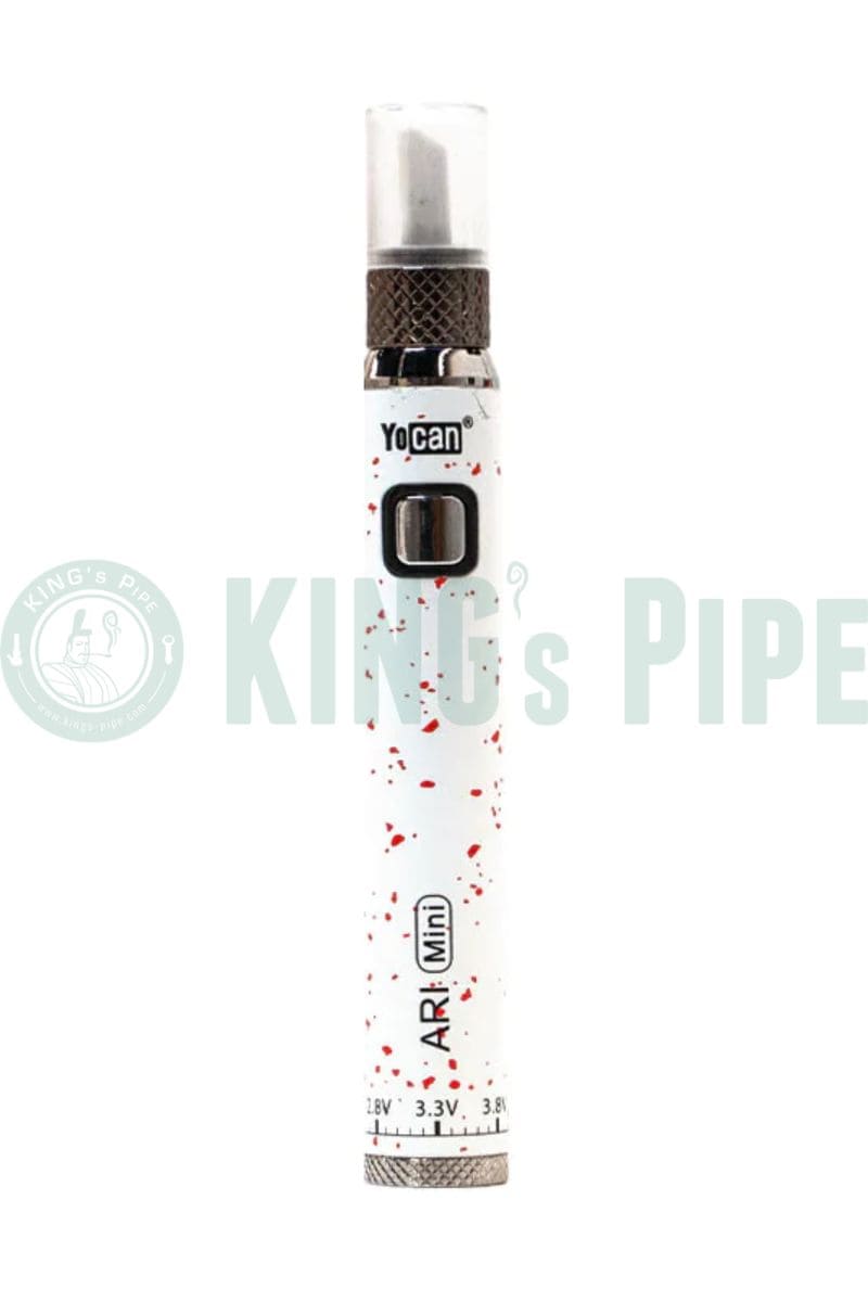 Yocan + Wulf Mods Ari Dabber Knife White Red Spatter