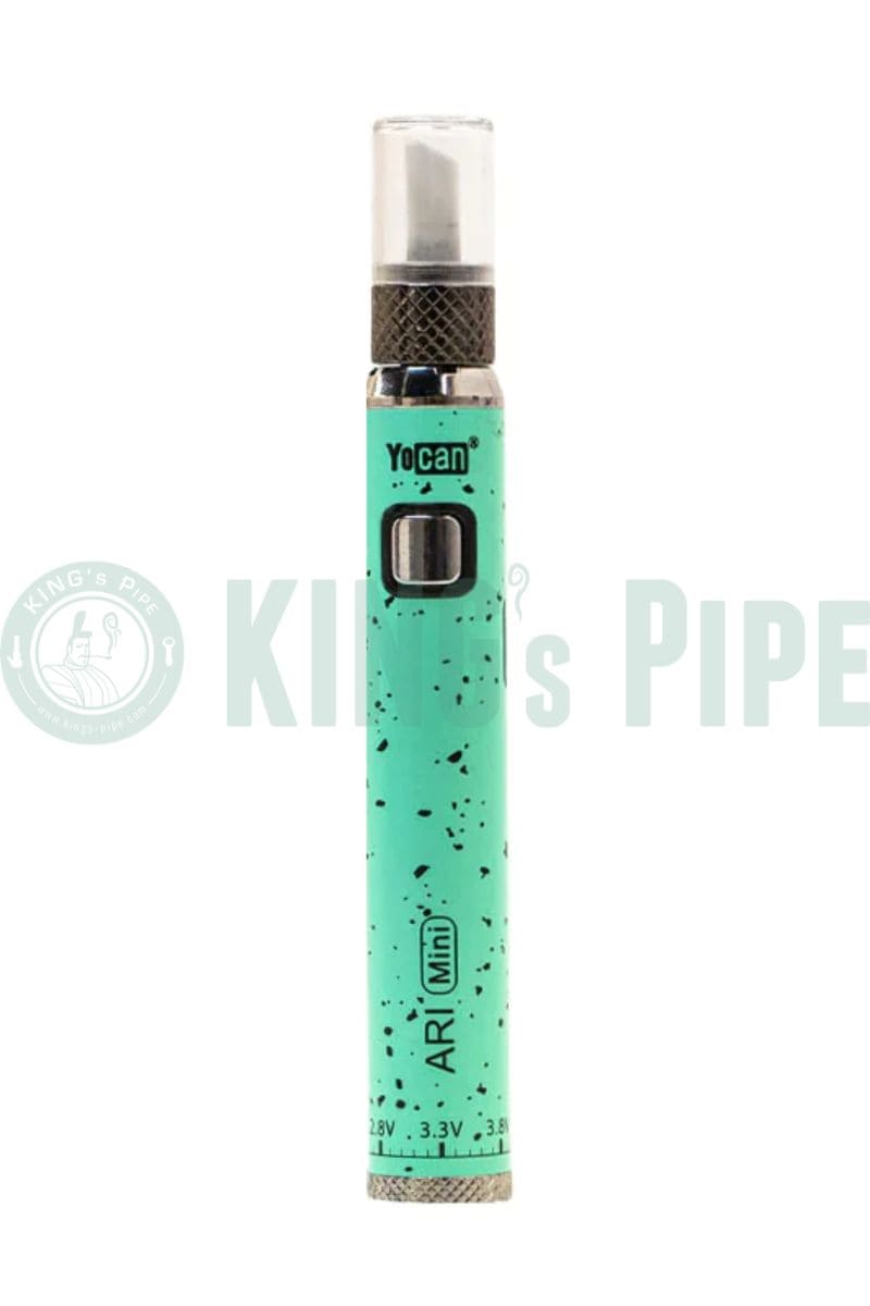 Yocan + Wulf Mods Ari Dabber Knife Teal Black Spatter