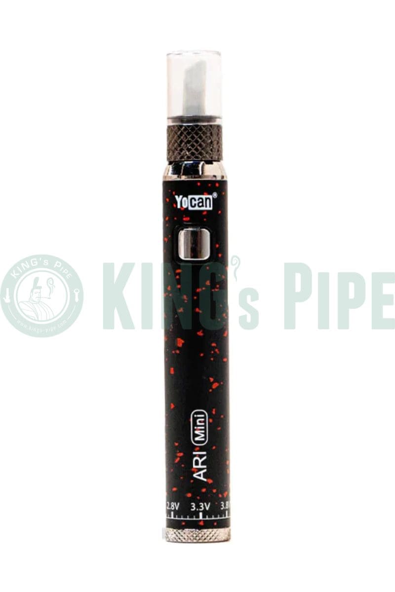 Yocan + Wulf Mods Ari Dabber Knife Black Red Spatter