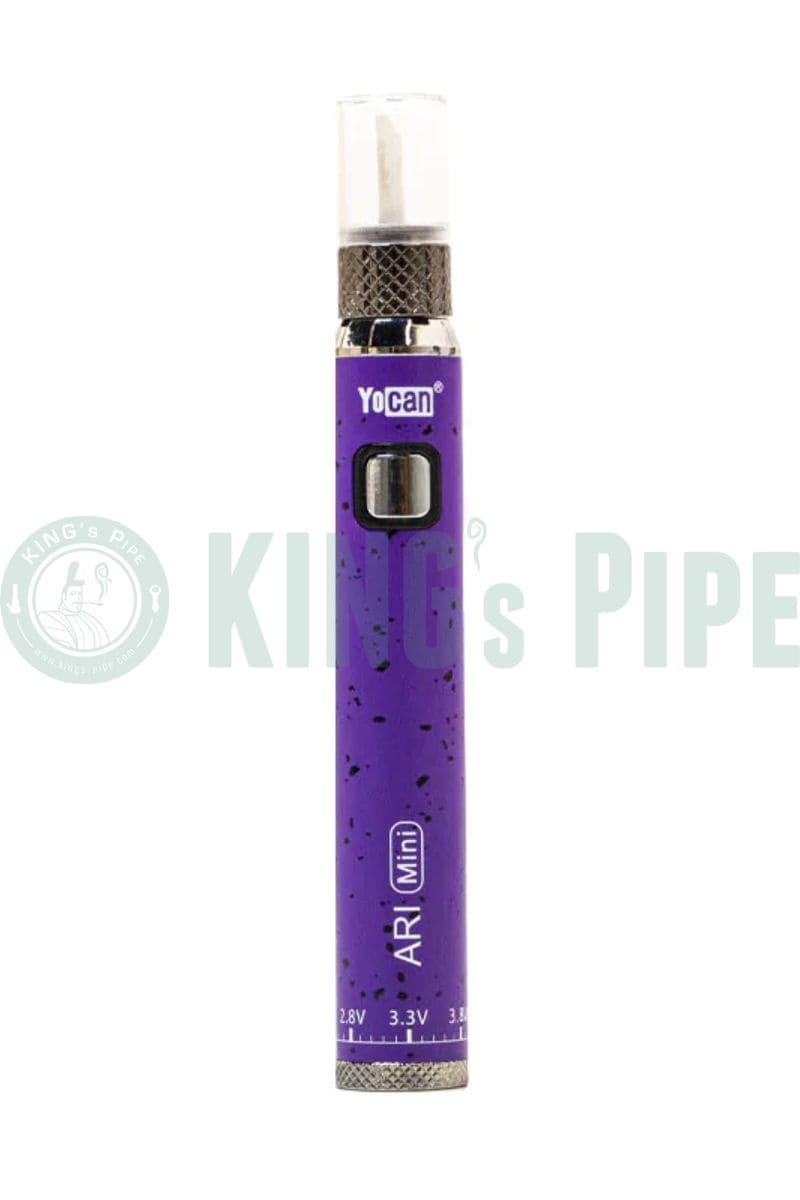 Yocan + Wulf Mods Ari Dabber Knife Purple Black Spatter